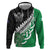 New Zealand And Ireland Rugby Custom Hoodie Silver Fern With Celtic Cross