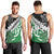 New Zealand And Ireland Rugby Custom Men Tank Top Silver Fern With Celtic Cross
