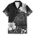 Hawaii Hibiscus With Black Polynesian Pattern Hawaiian Shirt