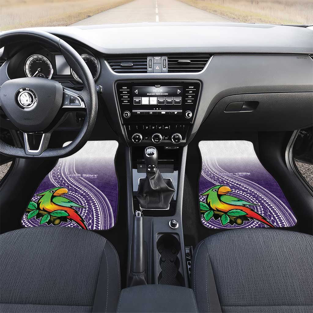 Manua High School Car Mats Polynesian Tribal Pattern