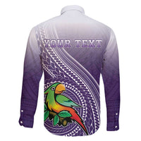 Personalized Manua High School Family Matching Short Sleeve Bodycon Dress and Hawaiian Shirt Polynesian Tribal Pattern