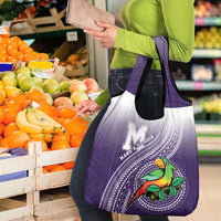 Manua High School Grocery Bag Polynesian Tribal Pattern