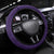 Manua High School Steering Wheel Cover Polynesian Tribal Pattern