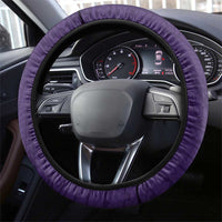 Manua High School Steering Wheel Cover Polynesian Tribal Pattern