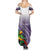 Personalized Manua High School Summer Maxi Dress Polynesian Tribal Pattern