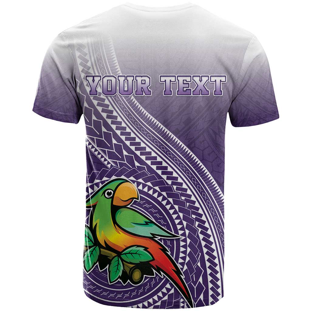 Personalized Manua High School T Shirt Polynesian Tribal Pattern