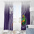 Manua High School Window Curtain Polynesian Tribal Pattern