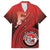 Personalized Fagaitua High School Family Matching Long Sleeve Bodycon Dress and Hawaiian Shirt Polynesian Tribal Pattern