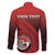 Personalized Fagaitua High School Family Matching Long Sleeve Bodycon Dress and Hawaiian Shirt Polynesian Tribal Pattern
