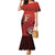Personalized Fagaitua High School Family Matching Mermaid Dress and Hawaiian Shirt Polynesian Tribal Pattern