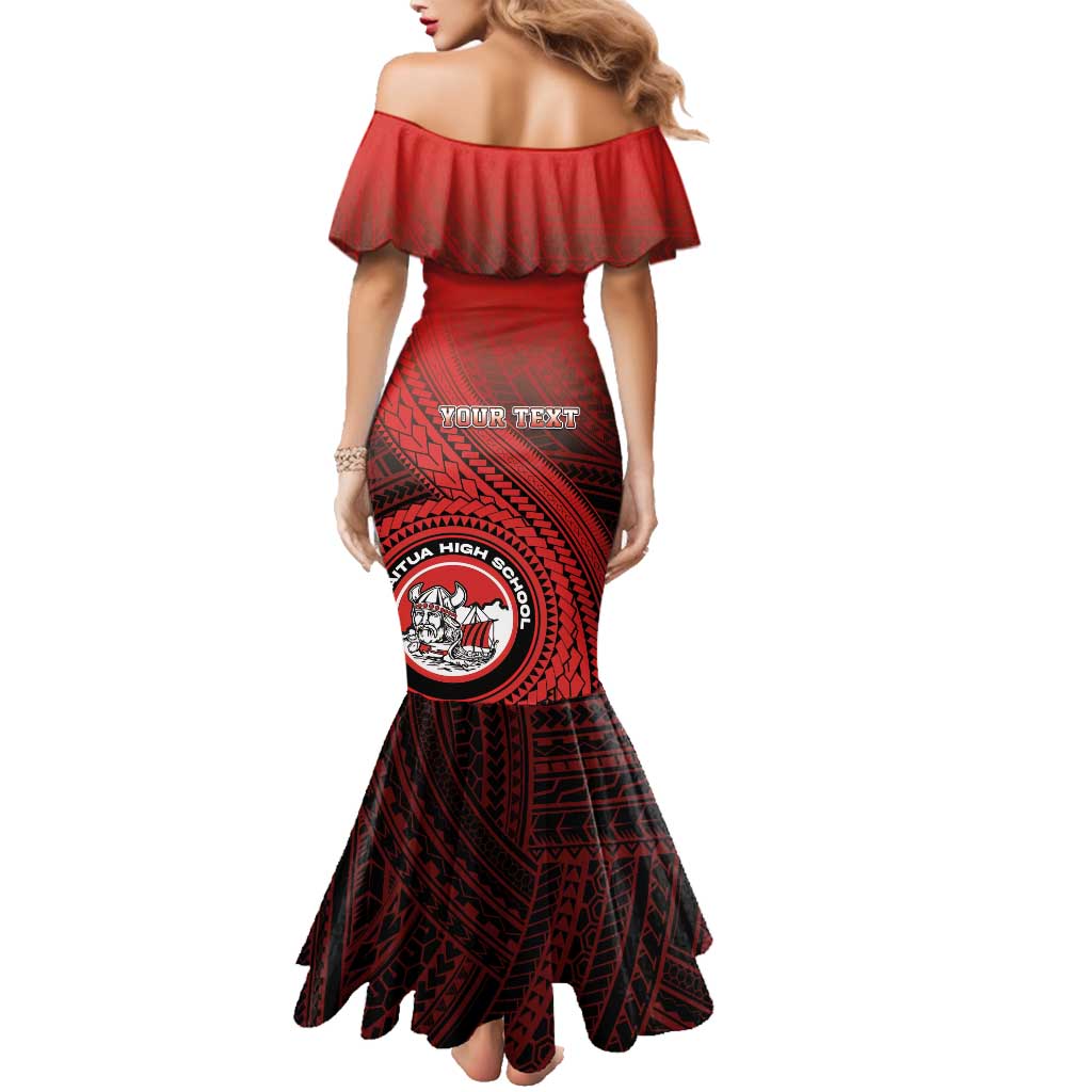 Personalized Fagaitua High School Family Matching Mermaid Dress and Hawaiian Shirt Polynesian Tribal Pattern LT05 - Polynesian Pride