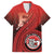 Personalized Fagaitua High School Family Matching Short Sleeve Bodycon Dress and Hawaiian Shirt Polynesian Tribal Pattern