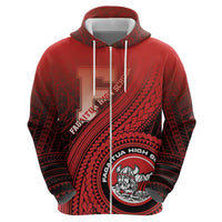 Personalized Fagaitua High School Hoodie Polynesian Tribal Pattern