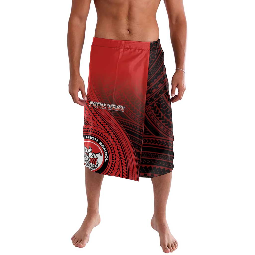 Personalized Fagaitua High School Lavalava Polynesian Tribal Pattern