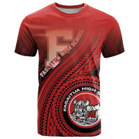 Personalized Fagaitua High School T Shirt Polynesian Tribal Pattern