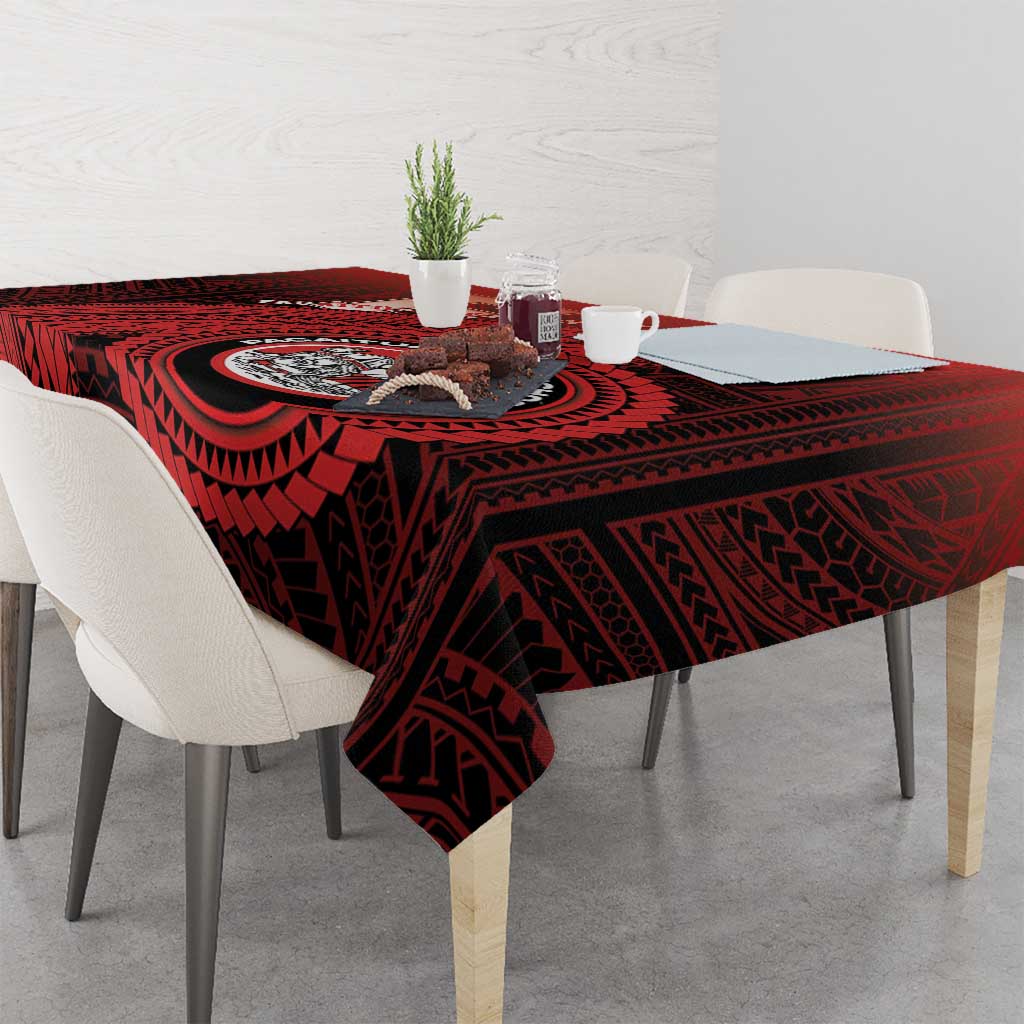 Fagaitua High School Tablecloth Polynesian Tribal Pattern
