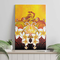 Tahiti Heiva Festival Canvas Wall Art Tahitian Vahine Plumeria Flowers LT05 - Polynesian Pride