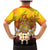 Tahiti Heiva Festival Family Matching Mermaid Dress and Hawaiian Shirt Tahitian Vahine Plumeria Flowers
