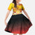 Tahiti Heiva Festival Family Matching Tank Maxi Dress and Hawaiian Shirt Tahitian Vahine Plumeria Flowers