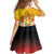 Tahiti Heiva Festival Family Matching Tank Maxi Dress and Hawaiian Shirt Tahitian Vahine Plumeria Flowers