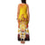 Tahiti Heiva Festival Family Matching Tank Maxi Dress and Hawaiian Shirt Tahitian Vahine Plumeria Flowers