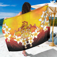Tahiti Heiva Festival Sarong Tahitian Vahine Plumeria Flowers
