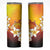 Tahiti Heiva Festival Skinny Tumbler Tahitian Vahine Plumeria Flowers