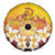 Tahiti Heiva Festival Spare Tire Cover Tahitian Vahine Plumeria Flowers