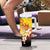 Tahiti Heiva Festival Tumbler With Handle Tahitian Vahine Plumeria Flowers