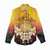Tahiti Heiva Festival Women Casual Shirt Tahitian Vahine Plumeria Flowers
