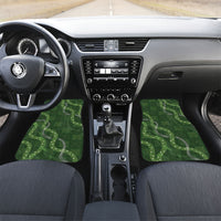 Hawaiian Quilt Car Mats Pele Hair Hinahina Lei Green Version
