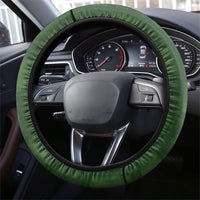 Hawaiian Quilt Steering Wheel Cover Pele Hair Hinahina Lei Green Version