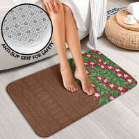 Tonga Language Week Bathroom Set Heilala Floral Brown