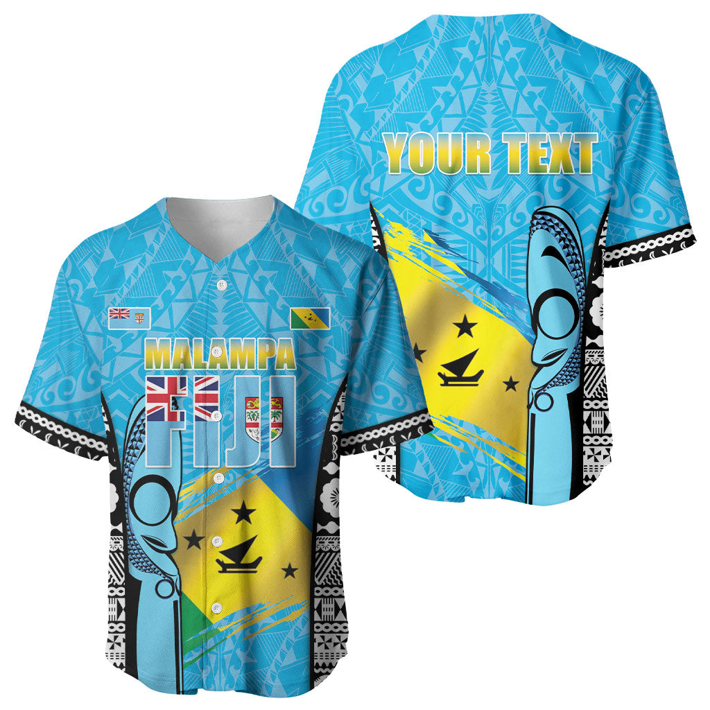 Personalised Malampa Fiji Day 2026 Baseball Jersey Unique Style LT05 - Polynesian Pride