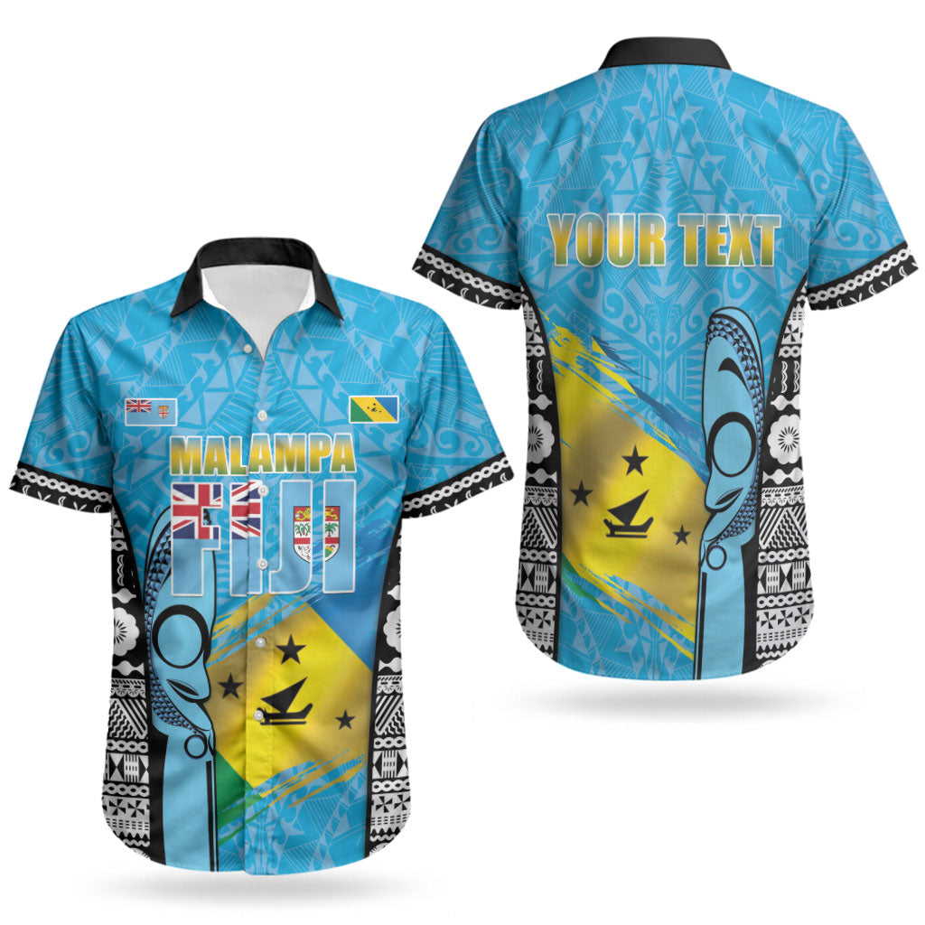 Personalised Malampa Fiji Day 2026 Couples Matching Puletasi and Hawaiian Shirt Unique Style LT05 - Polynesian Pride