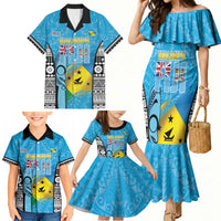 Personalised Malampa Fiji Day 2026 Family Matching Mermaid Dress and Hawaiian Shirt Unique Style LT05 - Polynesian Pride