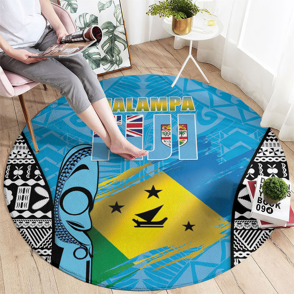 Malampa Fiji Day 2026 Round Carpet Unique Style LT05 - Polynesian Pride
