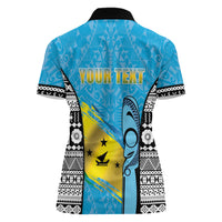 Personalised Malampa Fiji Day 2026 Women Polo Shirt Unique Style LT05 - Polynesian Pride