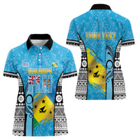 Personalised Malampa Fiji Day 2026 Women Polo Shirt Unique Style LT05 - Polynesian Pride