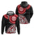 New Zealand Red Maori Koru Simple Style Hoodie