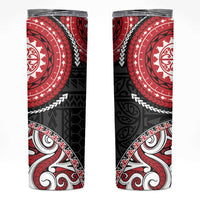 New Zealand Red Maori Koru Simple Style Skinny Tumbler