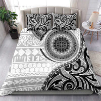 New Zealand White Maori Koru Simple Style Bedding Set