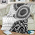 New Zealand White Maori Koru Simple Style Blanket