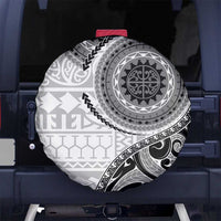 New Zealand White Maori Koru Simple Style Spare Tire Cover