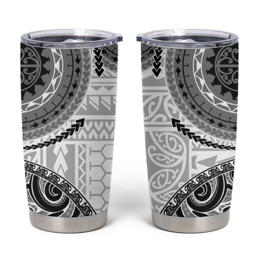 New Zealand White Maori Koru Simple Style Tumbler Cup