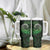 New Zealand Maori Koru Fern Tumbler With Handle Spiral Polynesian Style Green