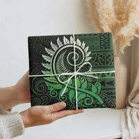 New Zealand Maori Koru Fern Wrapping Paper Spiral Polynesian Style Green - Polynesian Pride