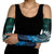 New Zealand Maori Koru Fern Arm Sleeves Spiral Polynesian Style Aqua Gradient - Polynesian Pride