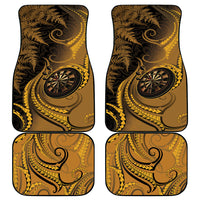 New Zealand Gold Darts Car Mats Maori Fern Curve Style