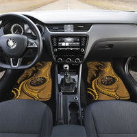 New Zealand Gold Darts Car Mats Maori Fern Curve Style
